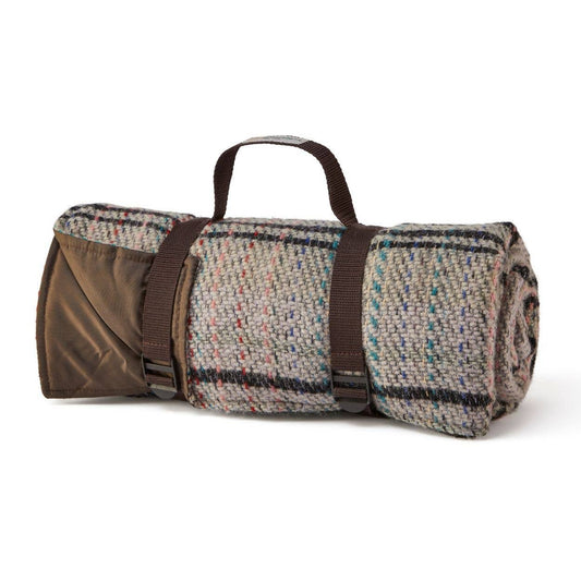 Picnic Rug Roll - Random Recycled Wool - assorted colours