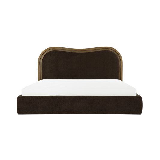 Camilla King Bed Warm Brown