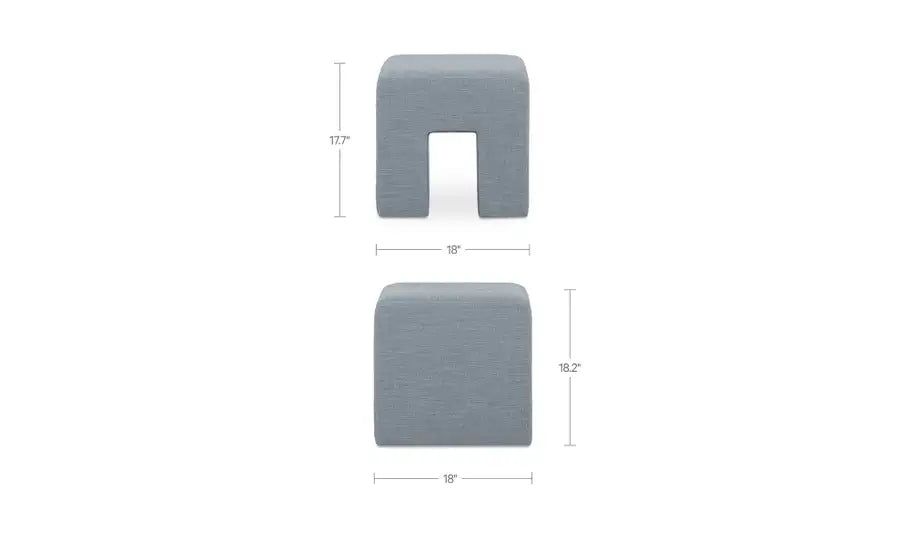 Aidy Stool Light Blue