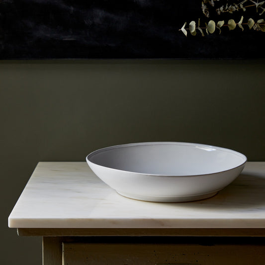 Friso White Pasta/Serving Bowl