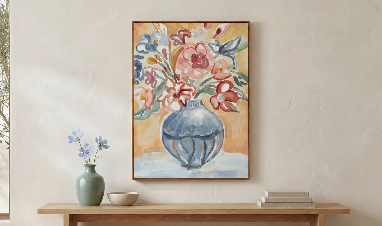 Moe's Home Collection Gardener Framed Painting