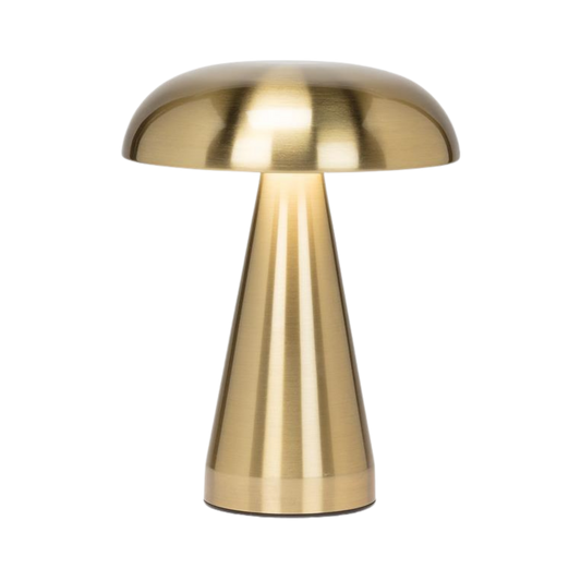 Metallic Mushroom LED Table Lamp