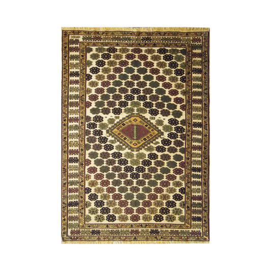 Gouchan Vintage Wool Hand Knotted Persian Rug