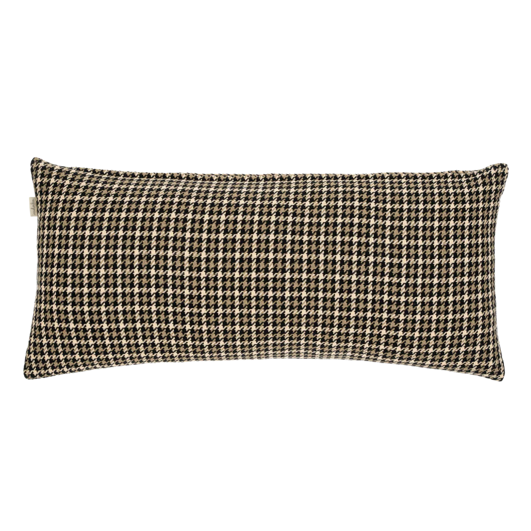 Houndstooth Brown Pillow