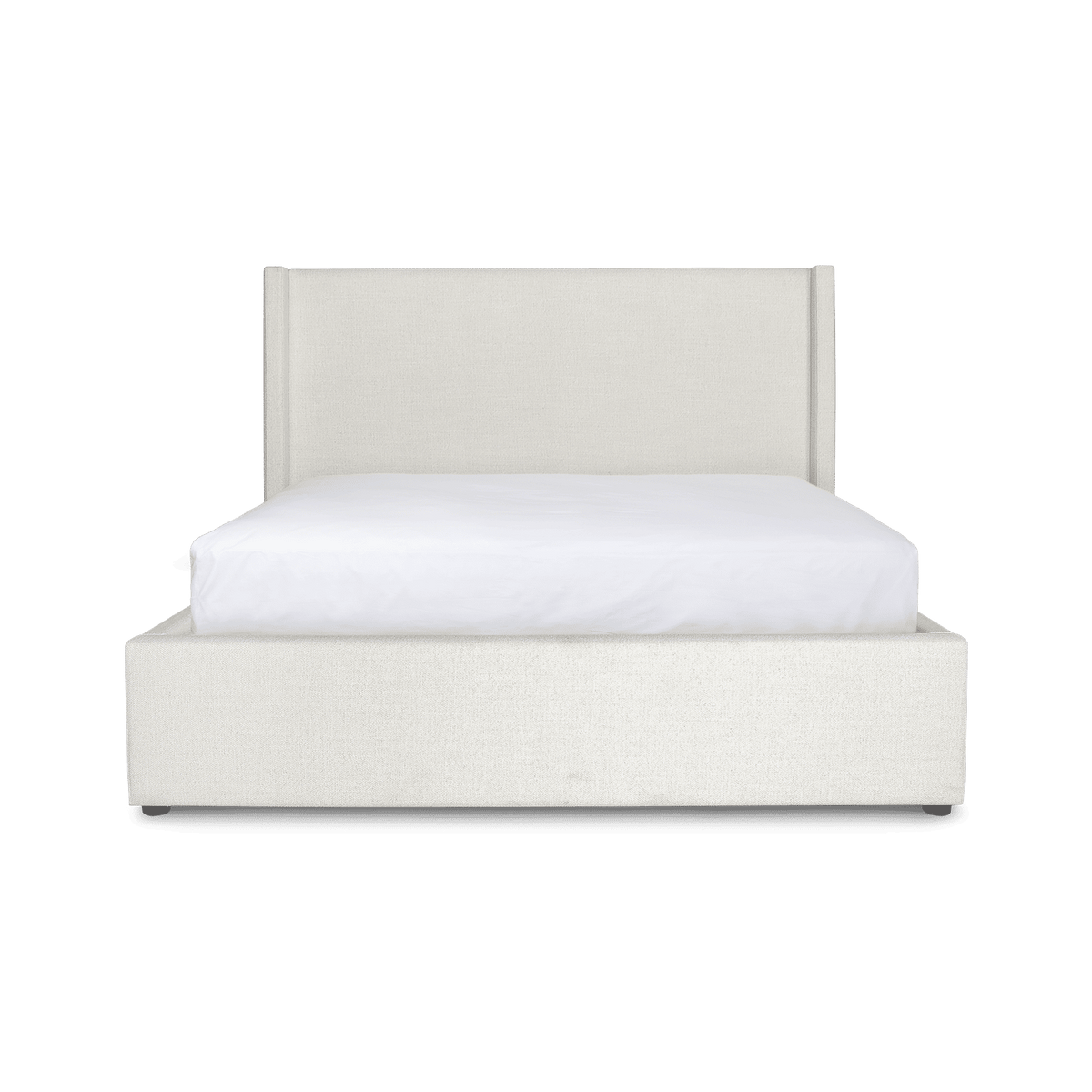 Josie King Storage Bed - Cream