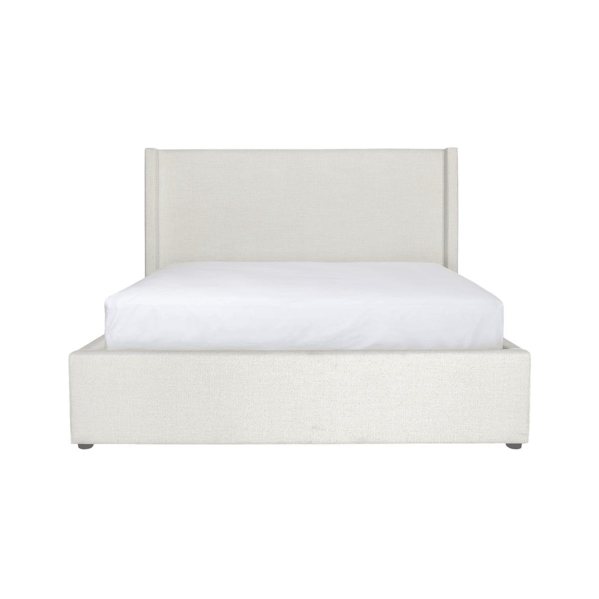 Josie King Storage Bed - Cream