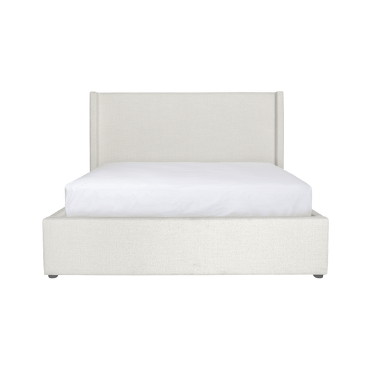Josie King Storage Bed - Cream