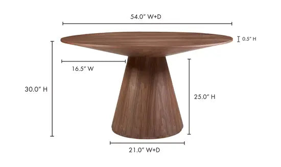 Otego Round Dining Table