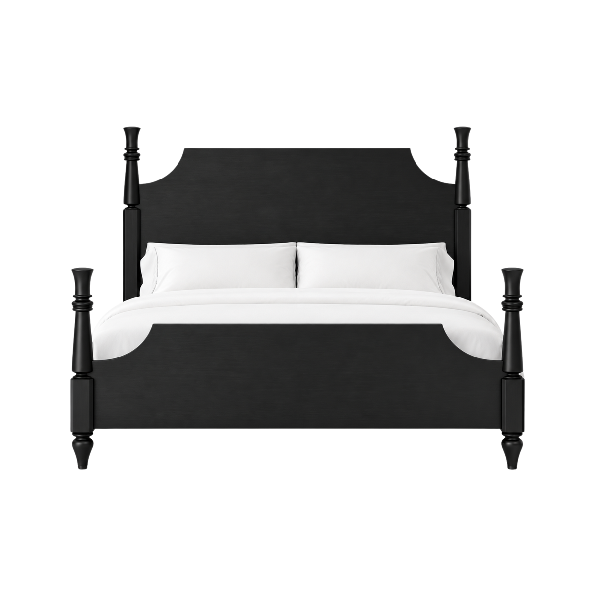 Queen Wood Panel Bed