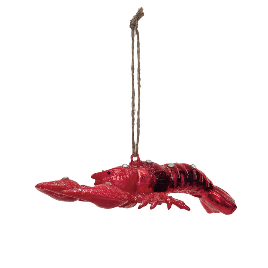 Lobster Ornament-Glass