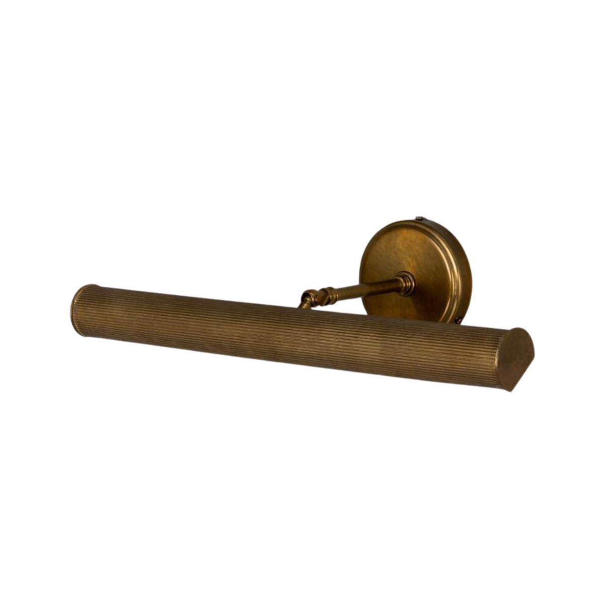 Bilbury Adjustable Reeded Brass Picture Light 20" IP20
