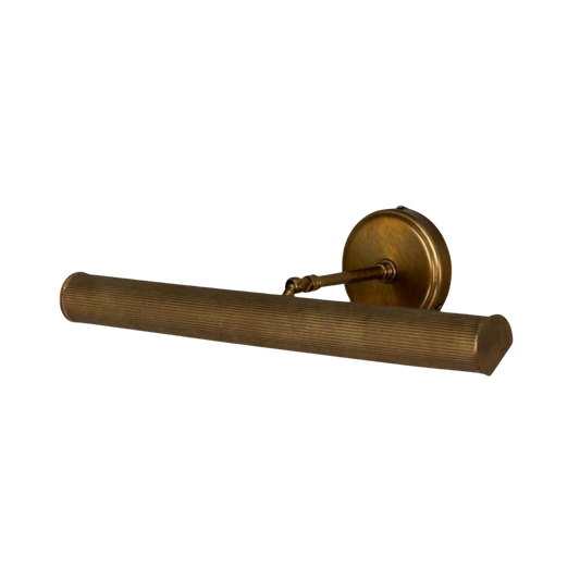 Bilbury Adjustable Reeded Brass Picture Light 20" IP20