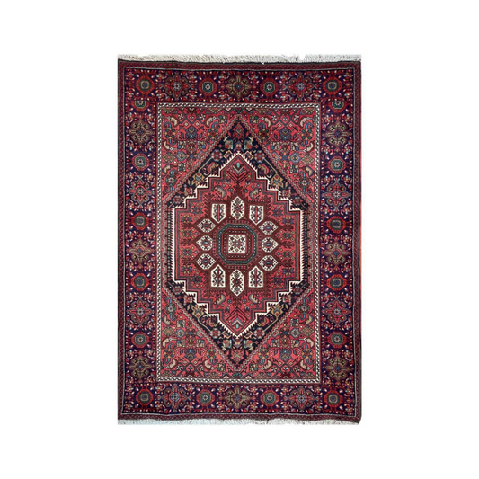 Gholtough Wool Hand Knotted Persian Rug - 3'4" x 4'1" SKU: N14368