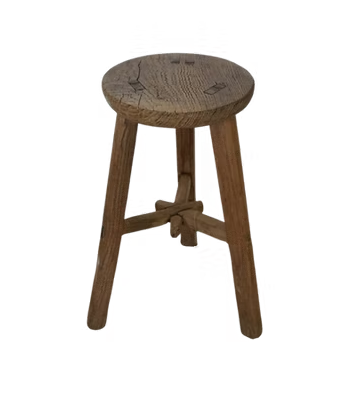 Nelly Vintage Round Stool