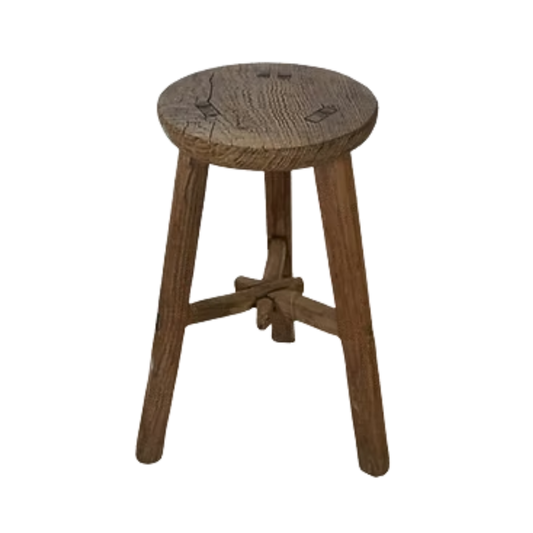 Nelly Vintage Round Stool