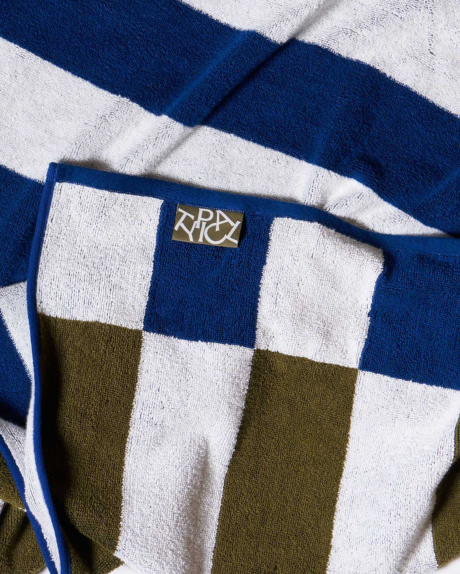 Offset Stripe Reversible Jacquard Terry Bath Towel 30x54in