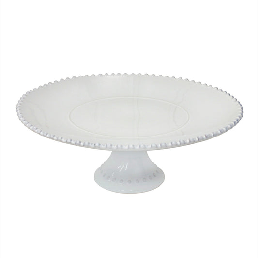 Pearl White Footed Plate