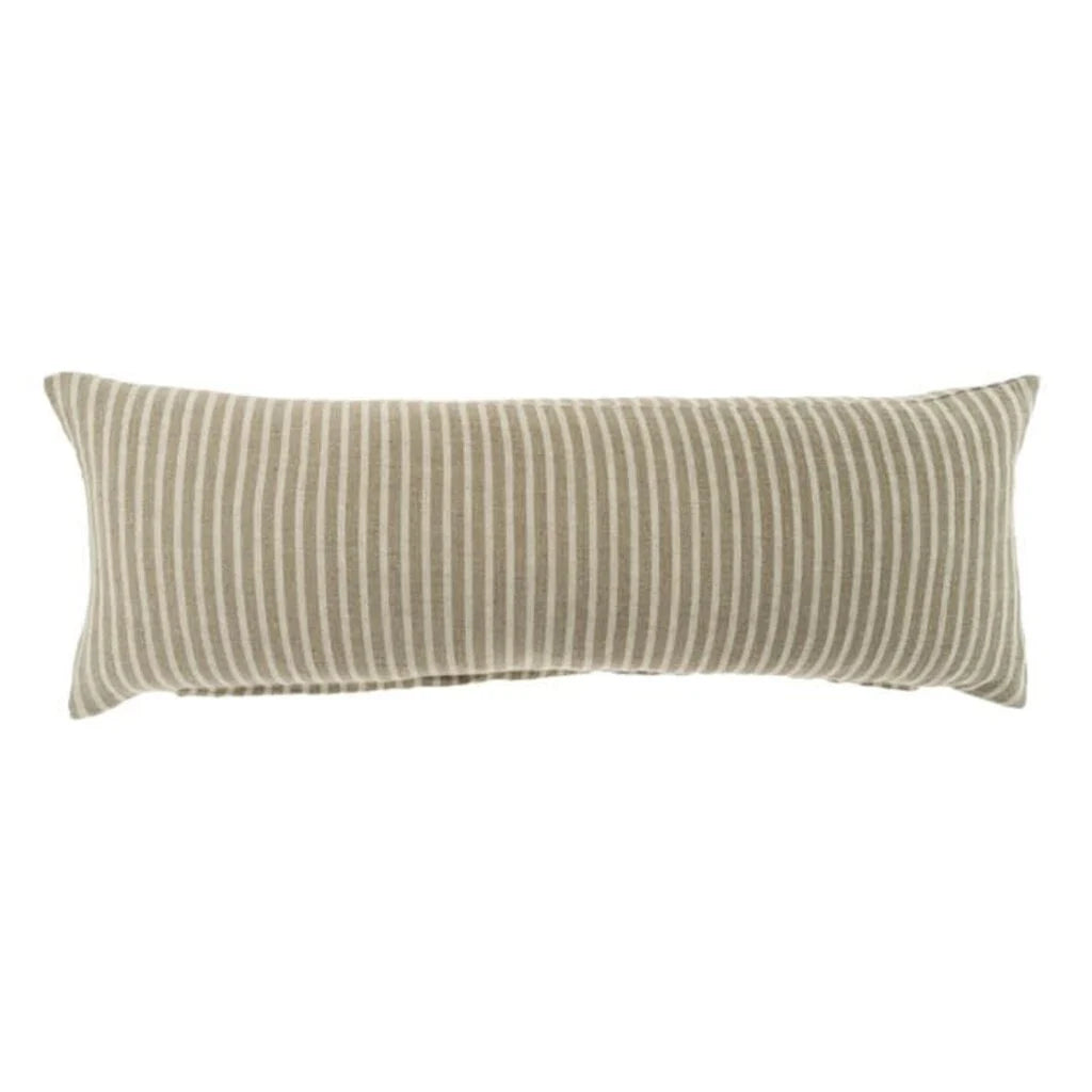 Pinstripe Linen Pillow 15x42