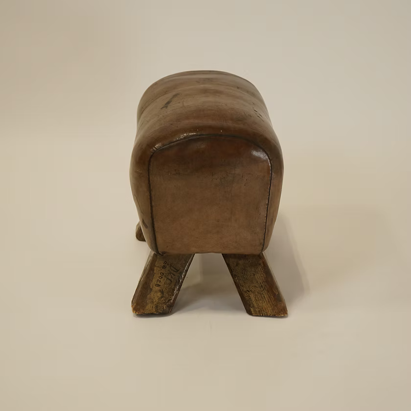 Vintage Leather Pommel Horse | c.1940
