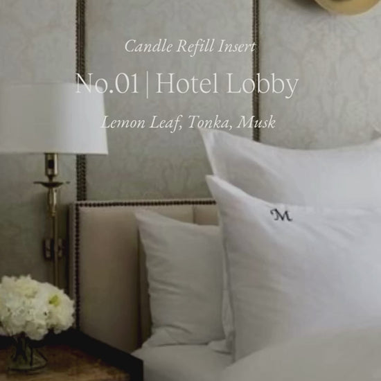 No. 01 | Hotel Lobby Candle Refill Insert