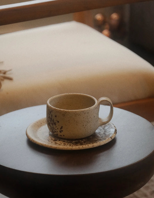Capuccino Mug and Saucer Set