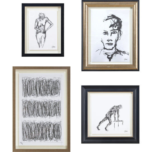 Sketch set/4 Framed Drawings