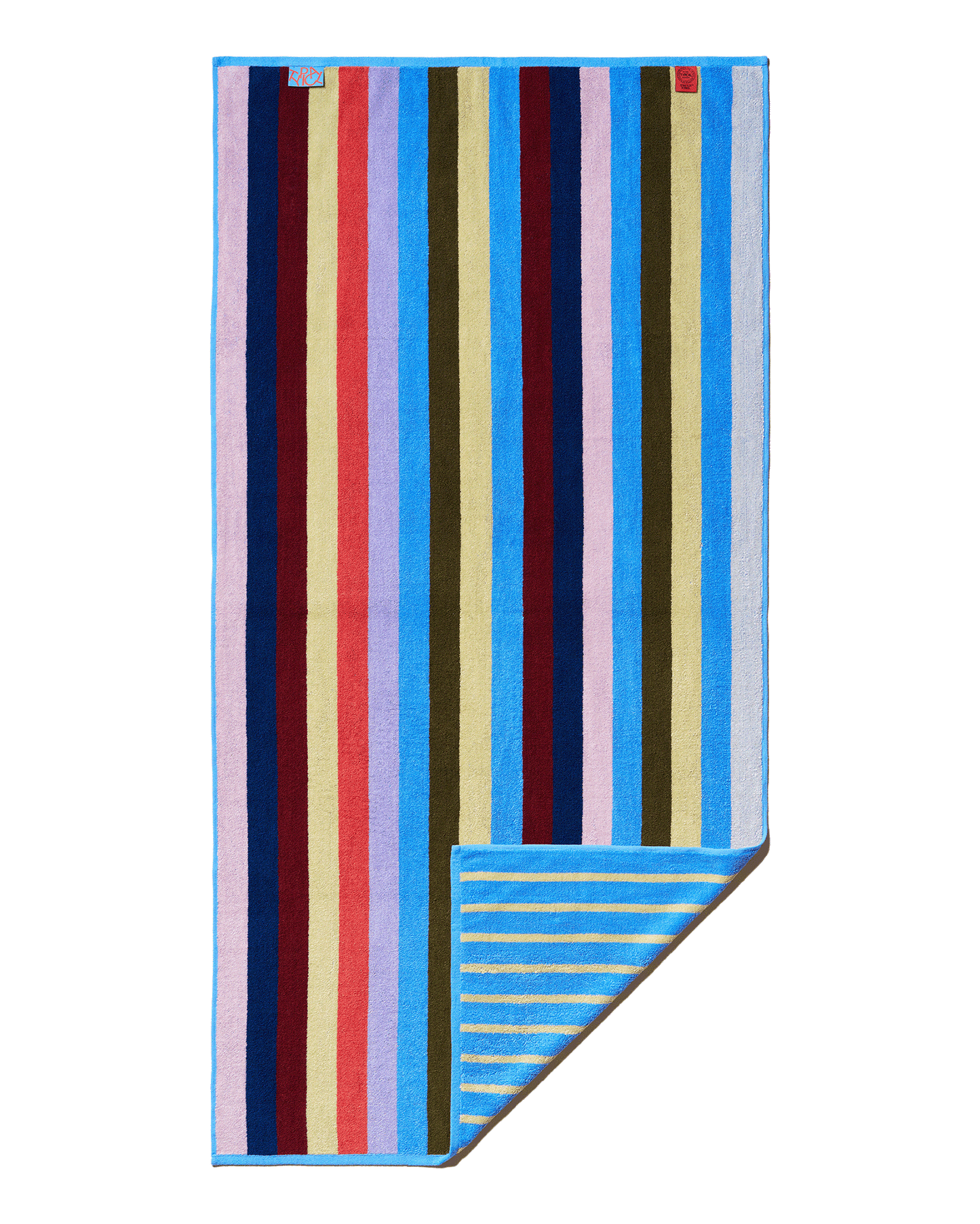 Stripe With B Side Towel Multi-Color 630 GSM