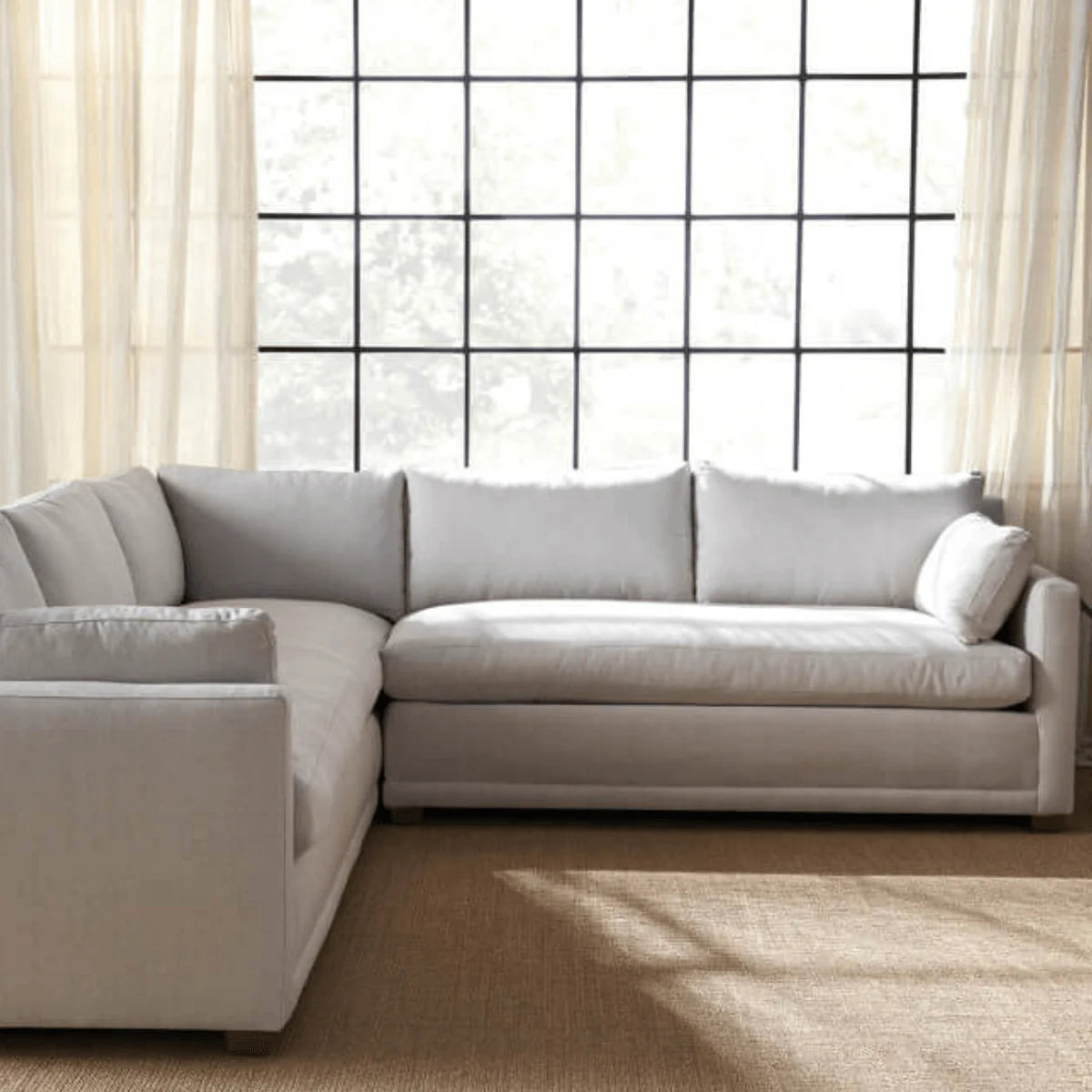 Sylvie Bench Cushion Sectional
