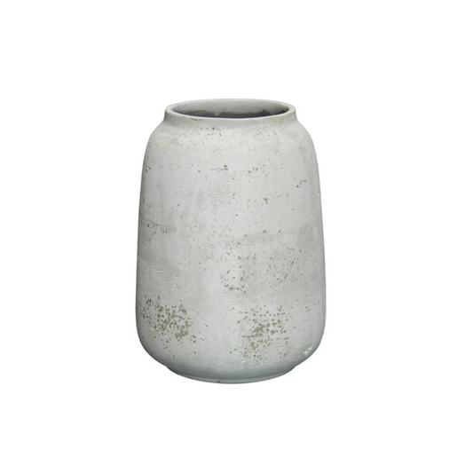 Taxco Large Vase - Antique White