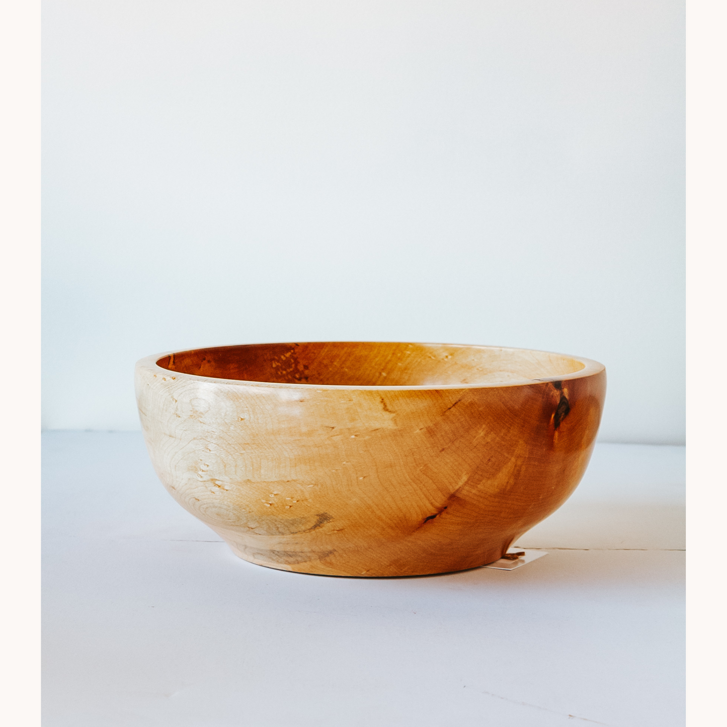 Medium Hand Turned Maple Bowl