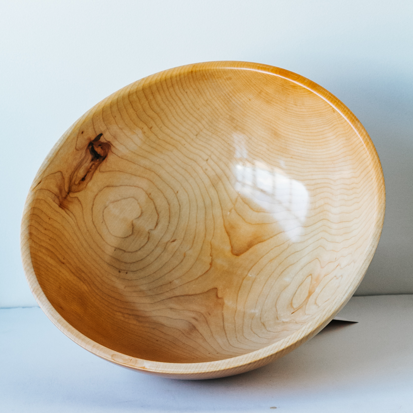 Large Maple Hand Turned Bowl