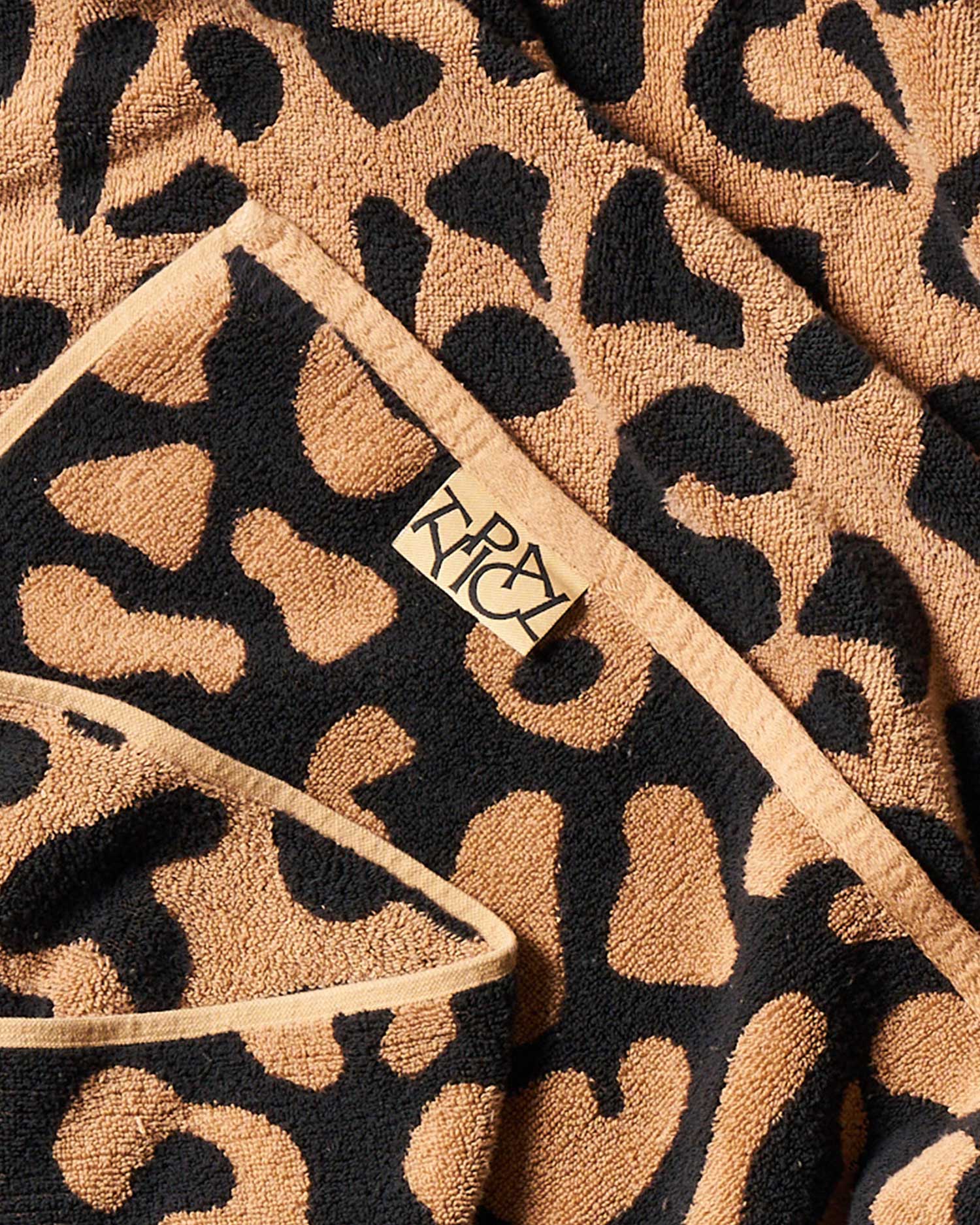 Wild Leopard Stretch Cotton Bath Towel