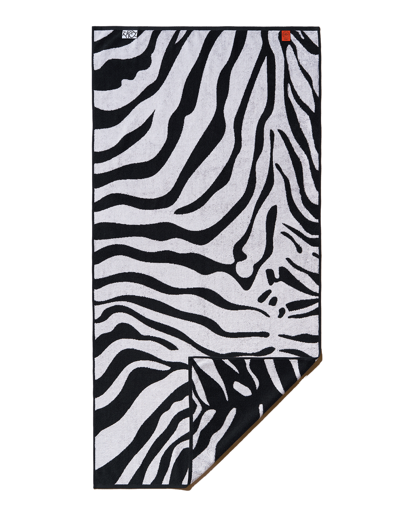 Wild Zebra Stretch Cotton Bath Towel Quick-Dry Jacquard