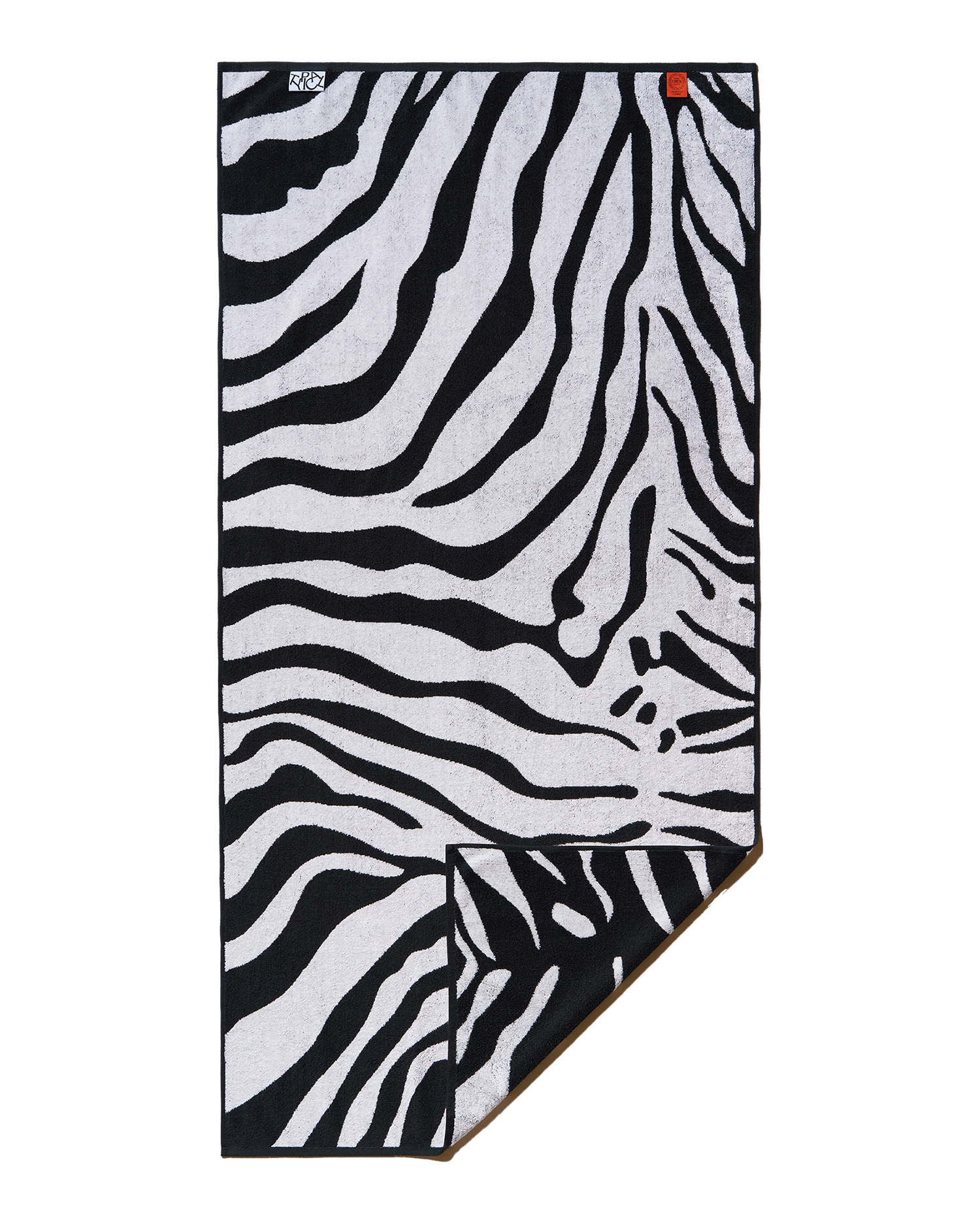 Wild Zebra Stretch Cotton Bath Towel Quick-Dry Jacquard